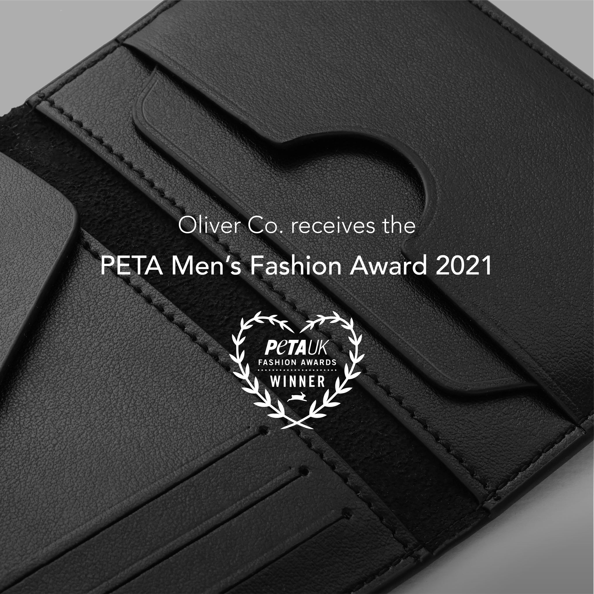 Oliver Co. wins PETA Men's Fashion Award 2021
