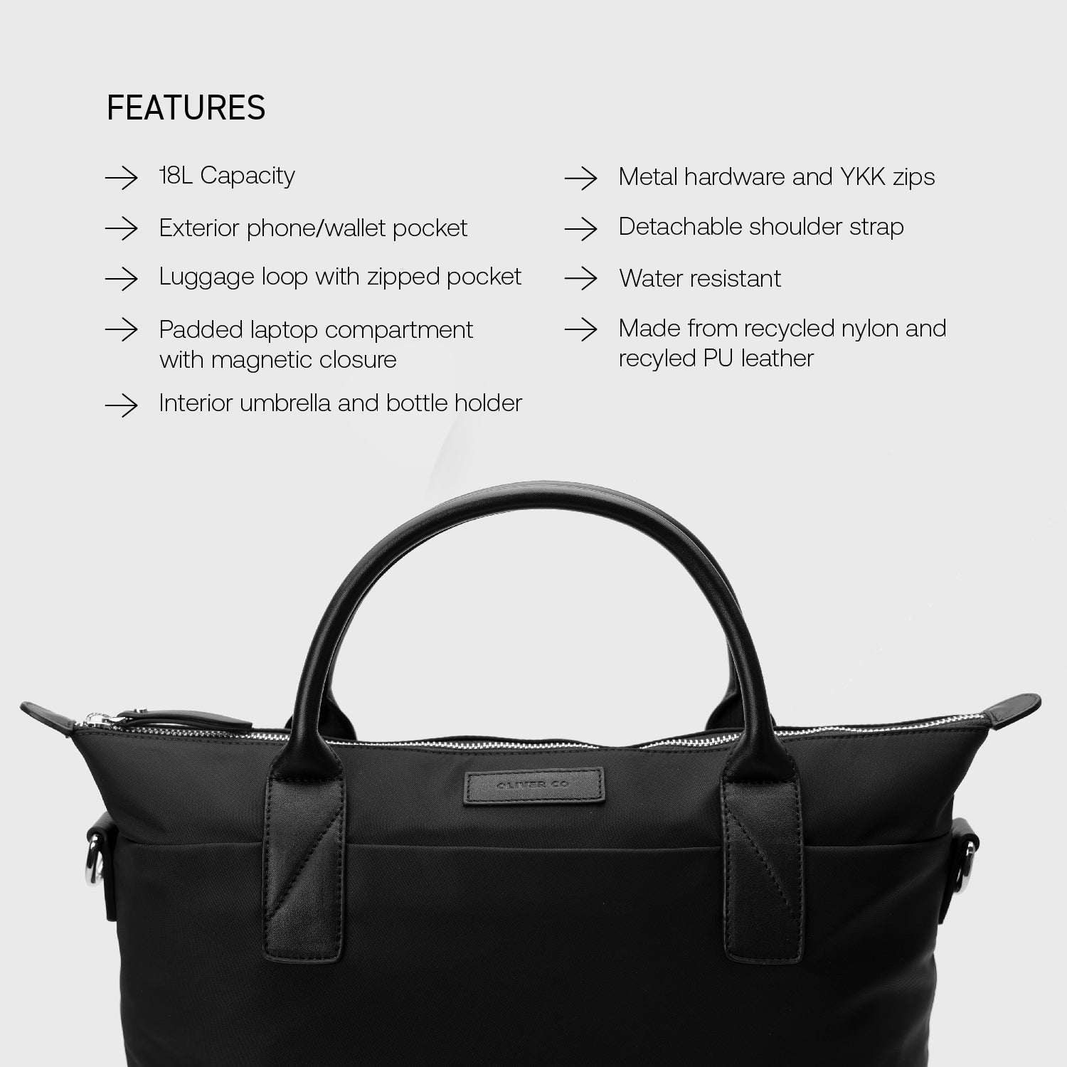 bugaboo storksak leather bag Everyday Tote Bag – Oliver Co