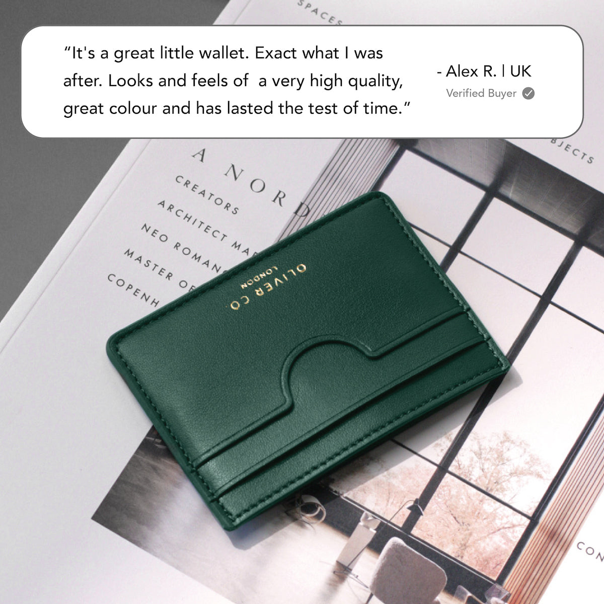 Slim Card Holder – Oliver Co - Main Image