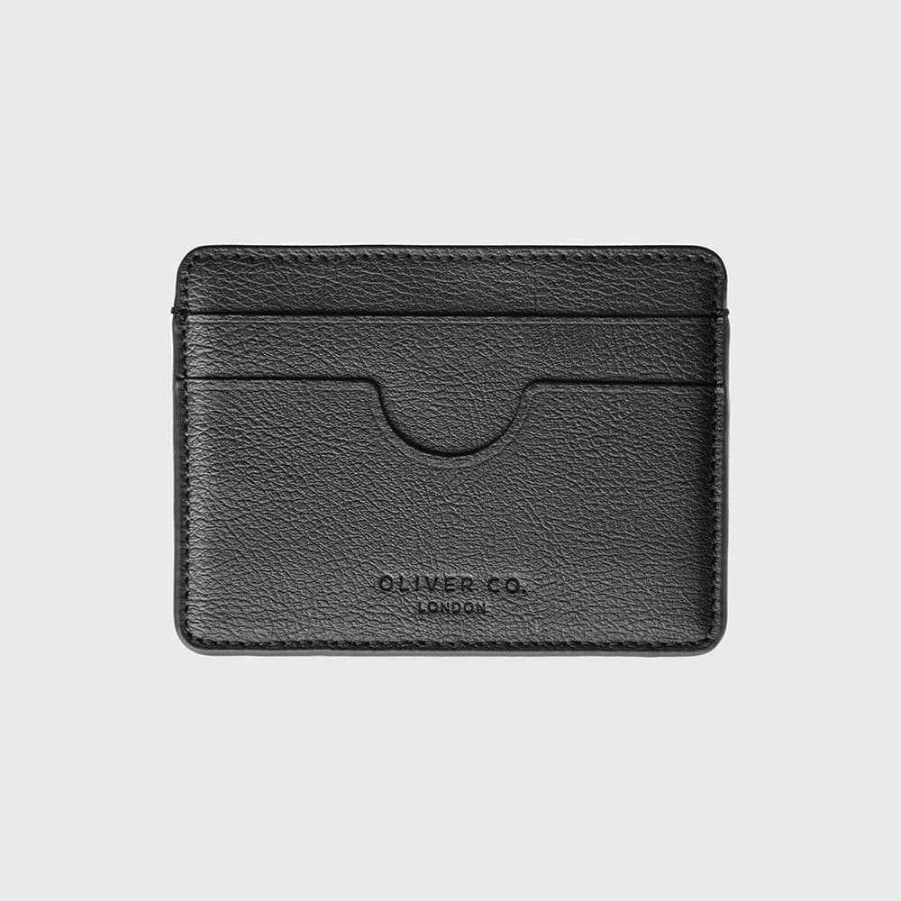 Slim Apple Leather Vegan Cardholder | Coastal Blue - Oliver Co. London Accessories